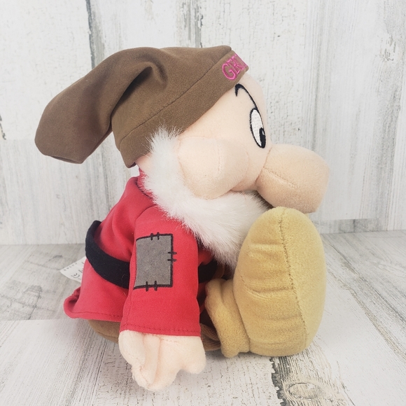 The Disney Store The Seven Dwarves Grumpy 12" plush stuffed animal - Picture 4 of 6